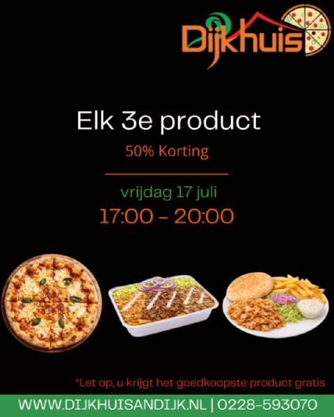 Elk 3e product 50% korting