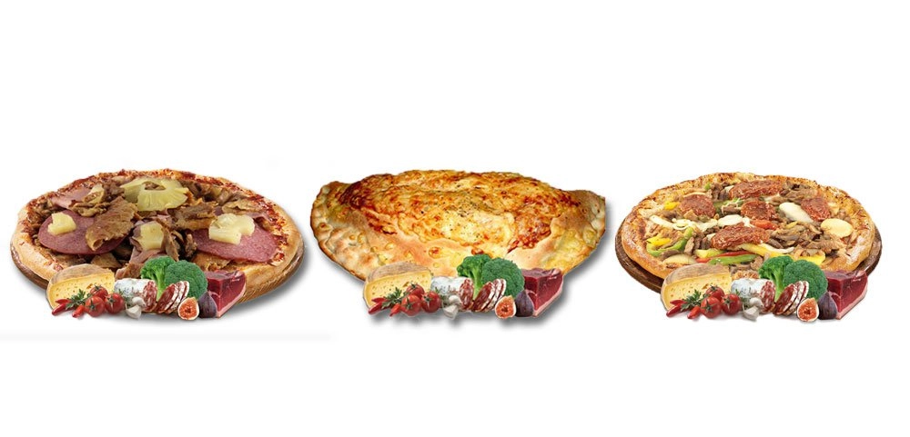 Pizza  samenstellen